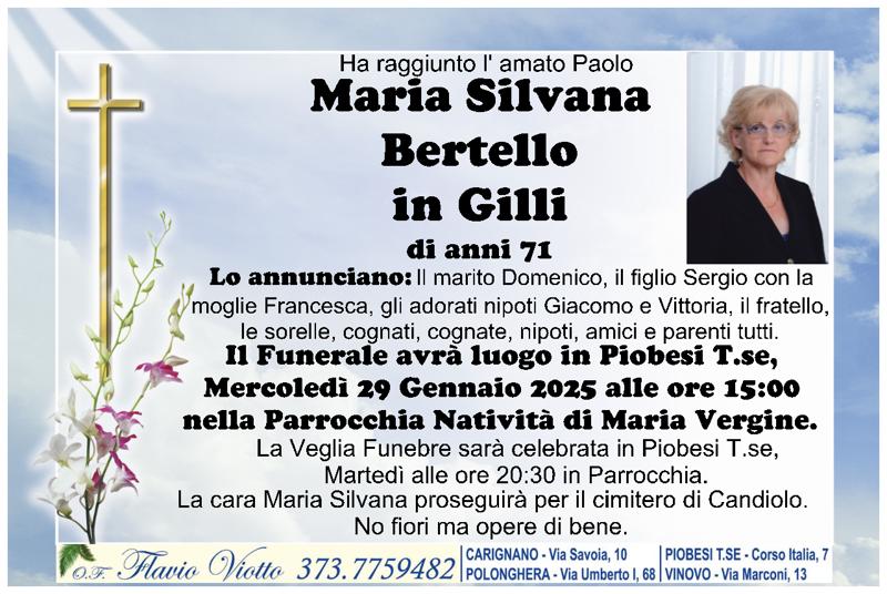 Maria Silvana Bertello In Gilli